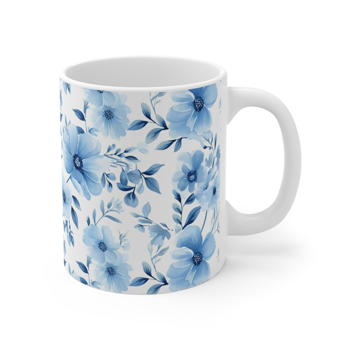 Various Watercolor Design All Over Coffee Mug – Unique Artistic Ceramic Coffee Cup 201