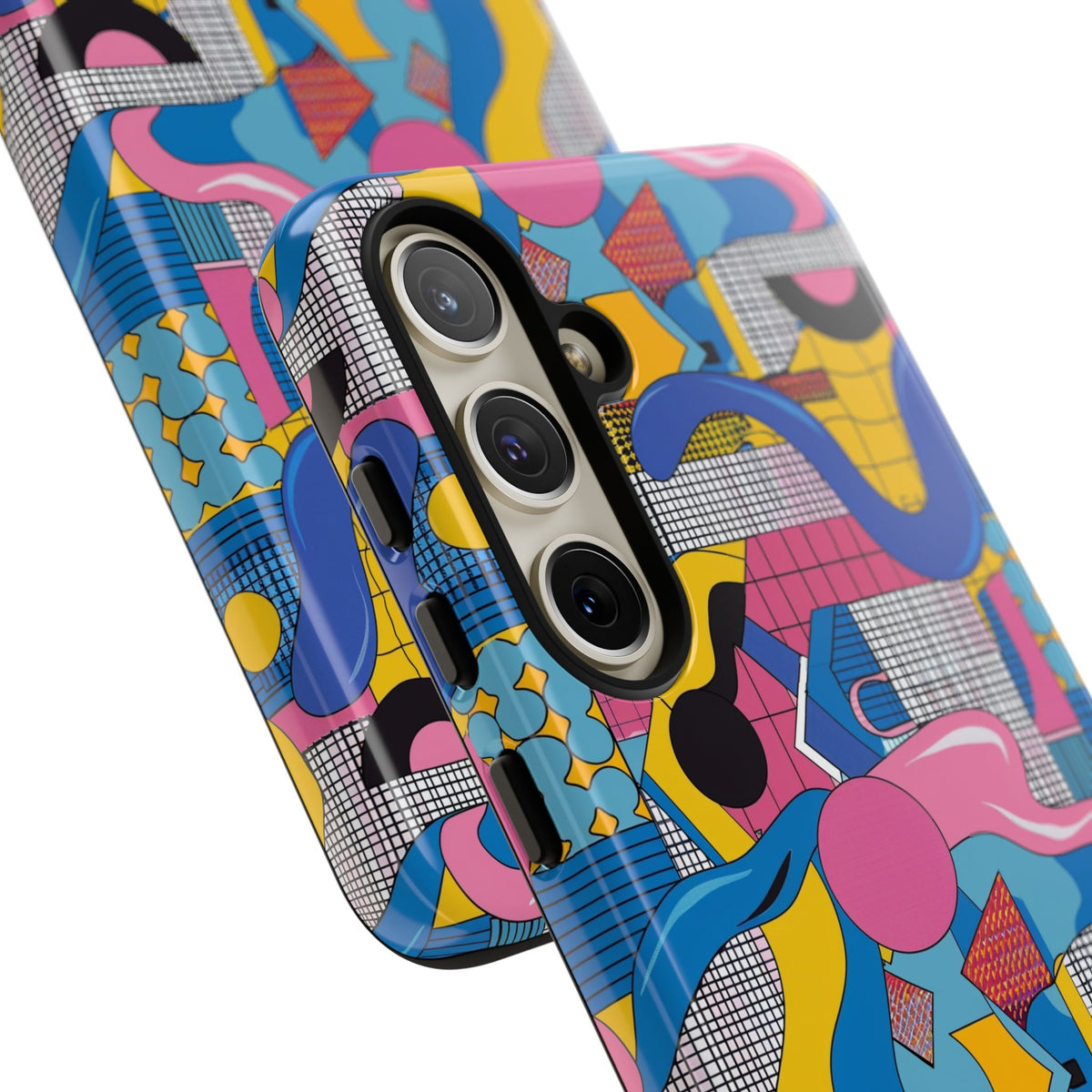 90s Themed Seamless Pattern Phone Case – Embrace Retro Style and Protection 224