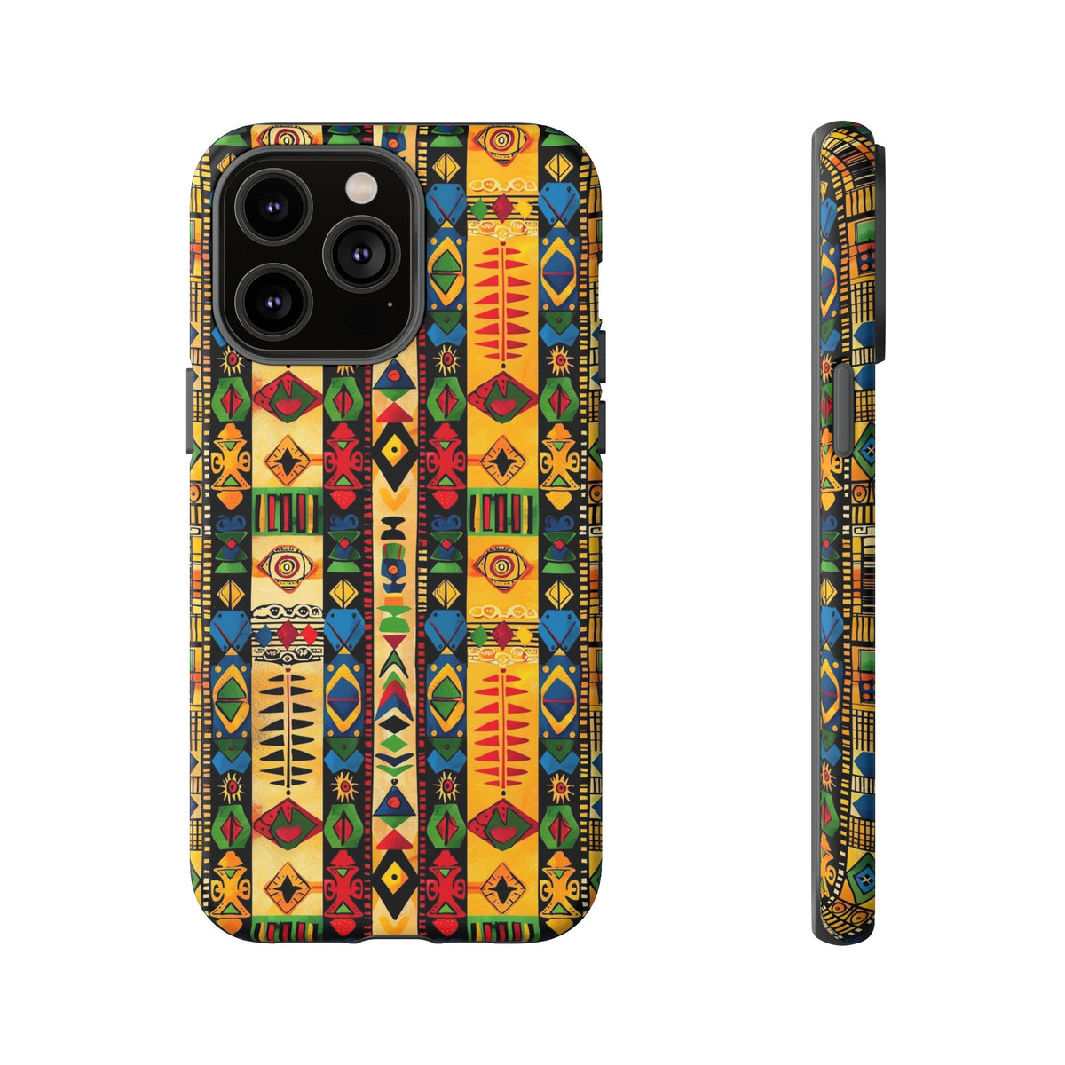 Stylish African Pattern Phone Case – Unique and Vibrant Protection 163