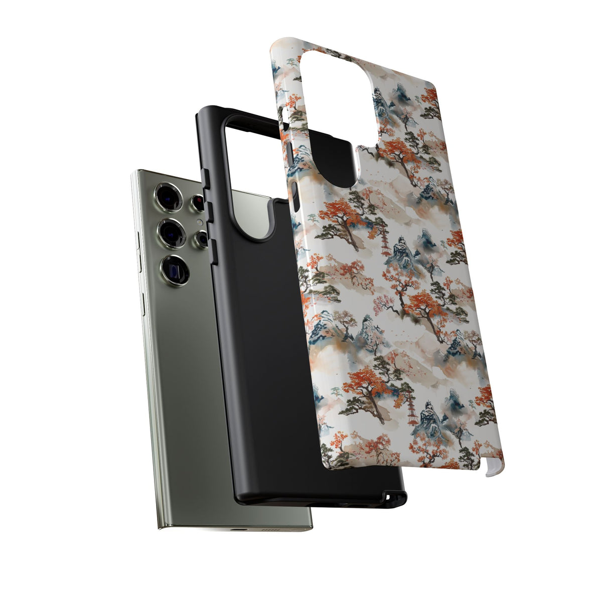 Japanese Pattern Phone Case – Elegant & Timeless Design for Your Phone 506