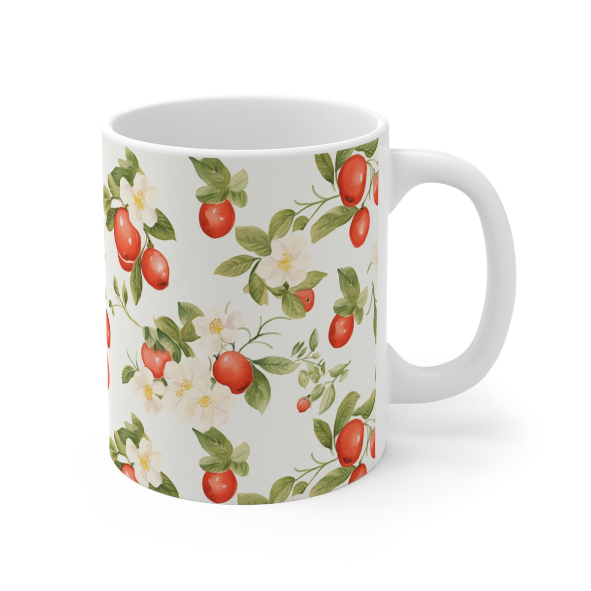 Various Watercolor Design All Over Coffee Mug – Unique Artistic Ceramic Coffee Cup 458