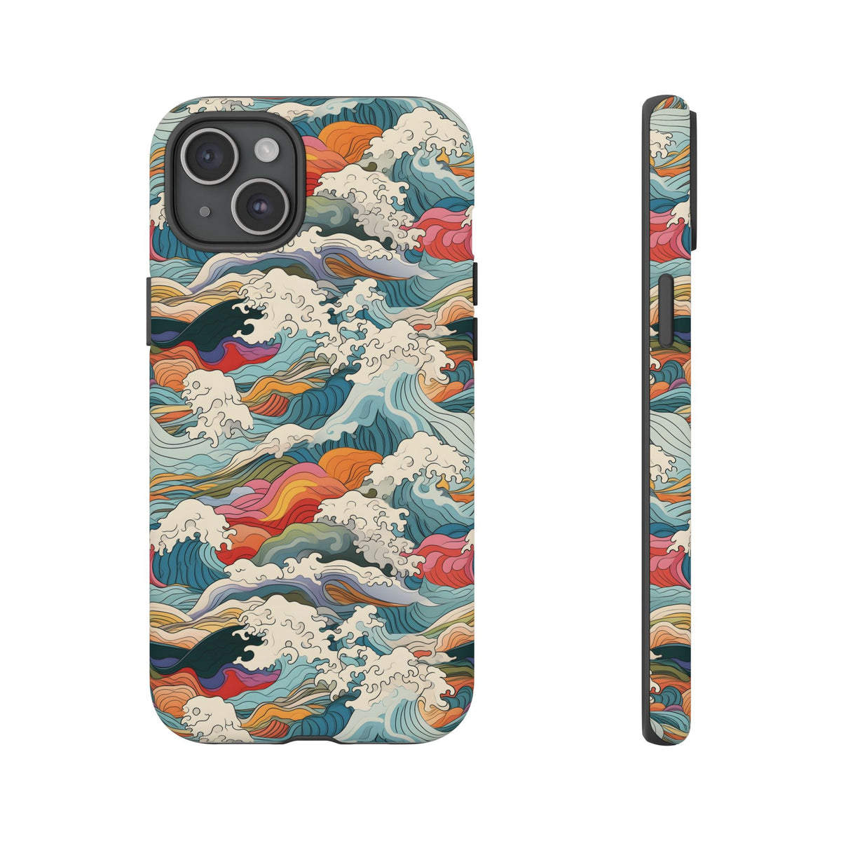 Japanese Waves Phone Case – Embrace Timeless Elegance with Classic Design 2