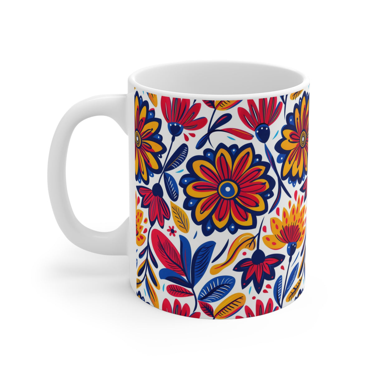 Groove Floral Bohemian Coffee Mug – Perfect for Free Spirits  (17)