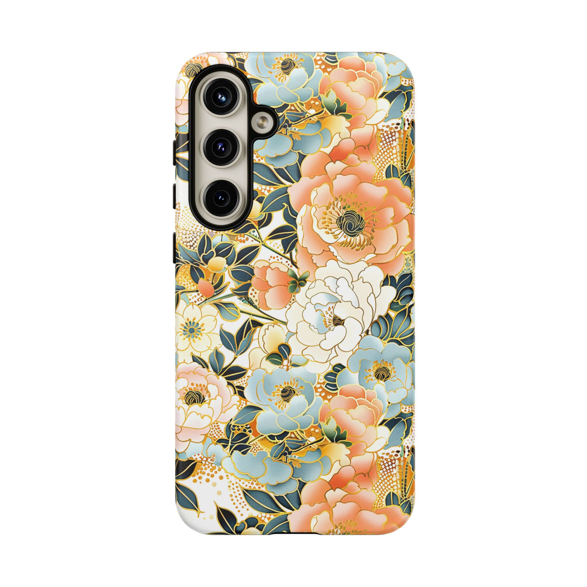 Japanese Blossom Asian Floral Design Phone Case – Elegant Floral Phone Cover 5