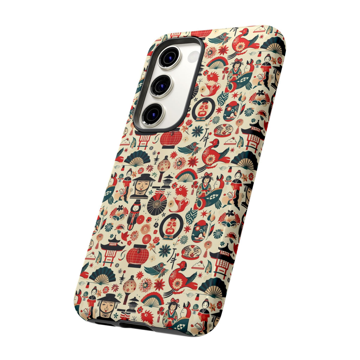 Japanese Pattern Phone Case – Elegant & Timeless Design for Your Phone 471