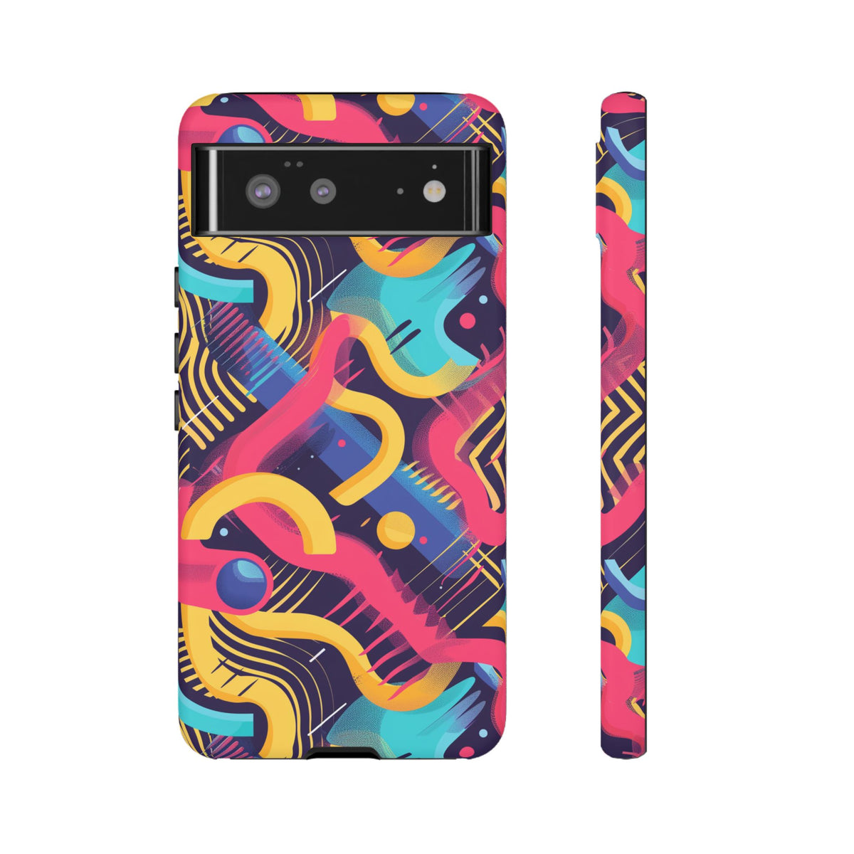 Retro 80s Seamless Phone Case – Vintage Style Meets Modern Protection 2