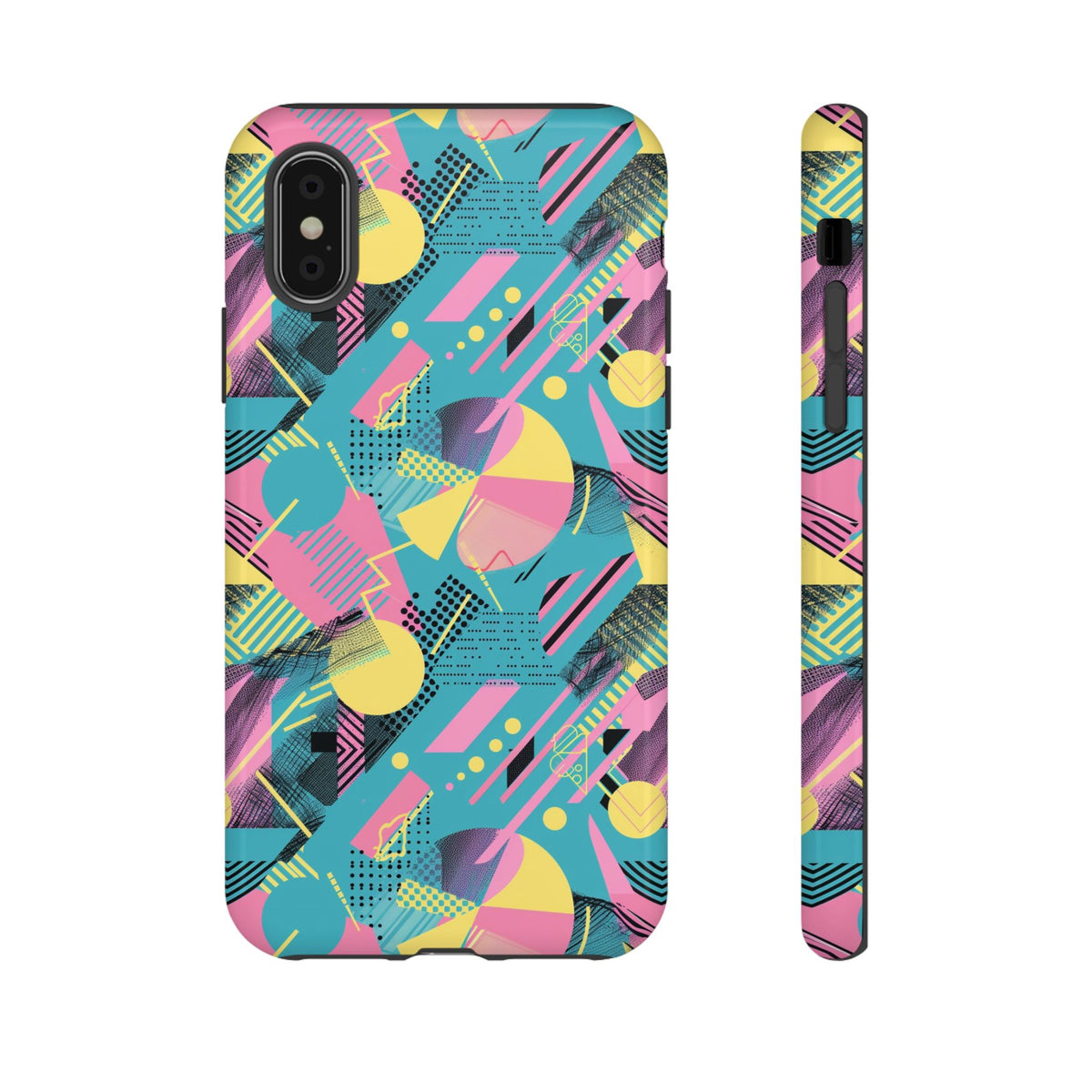 Retro 80s Seamless Phone Case – Vintage Style Meets Modern Protection 083