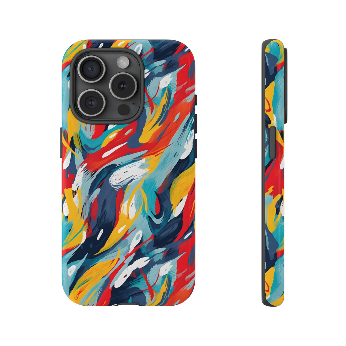 Tough CasesAbstract Painting Design Phone Case – Modern Art-Inspired Phone Cover 8