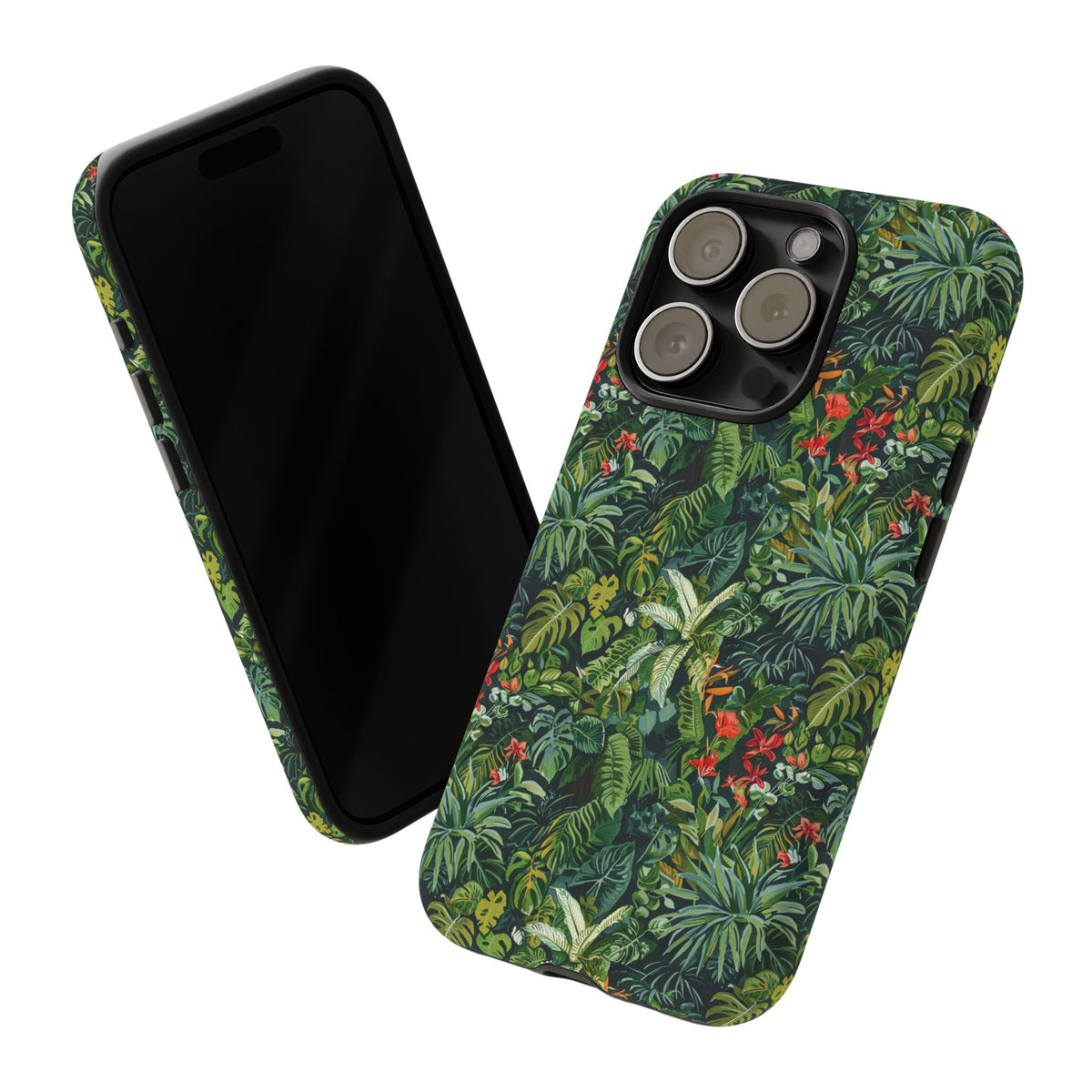 Jungle Pattern Phone Case – Exotic & Lush Design for Your Phone 323