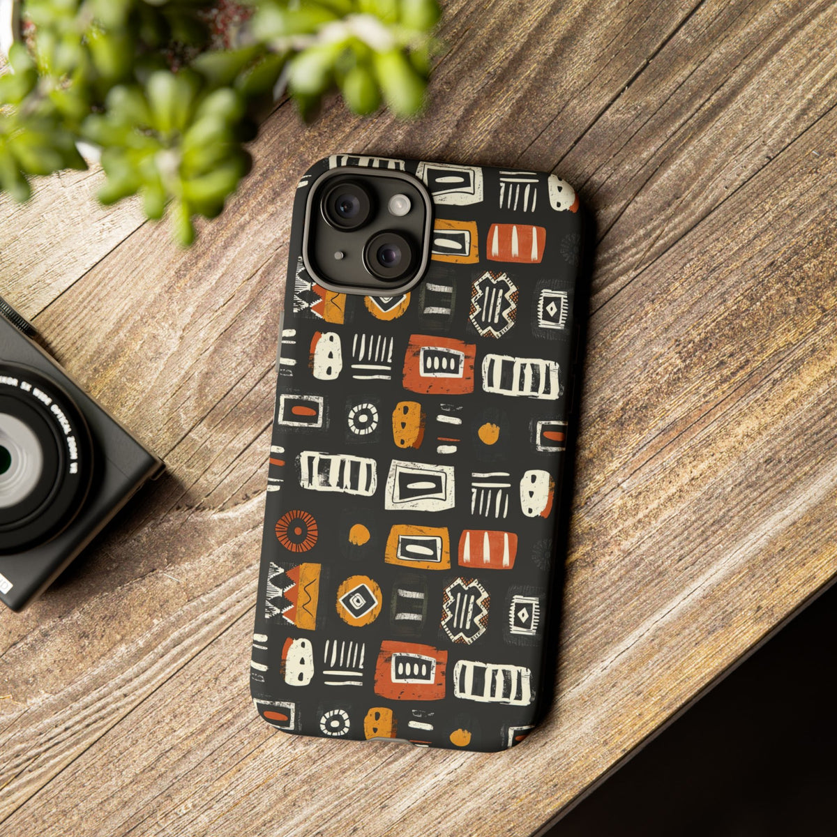 Stylish African Pattern Phone Case – Unique and Vibrant Protection 198