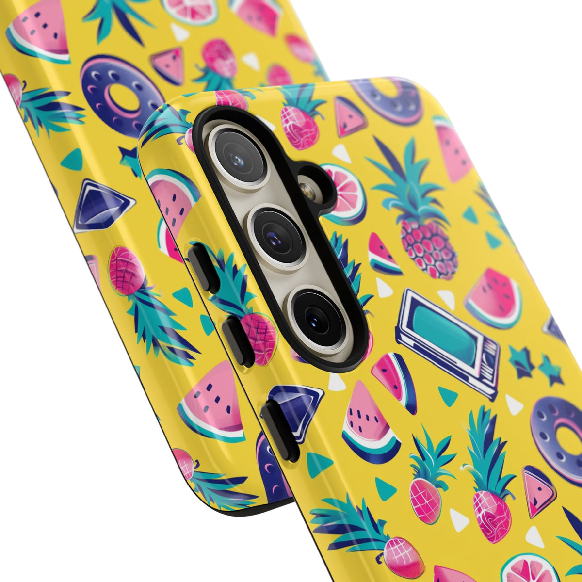 90s Themed Seamless Pattern Phone Case – Embrace Retro Style and Protection 255