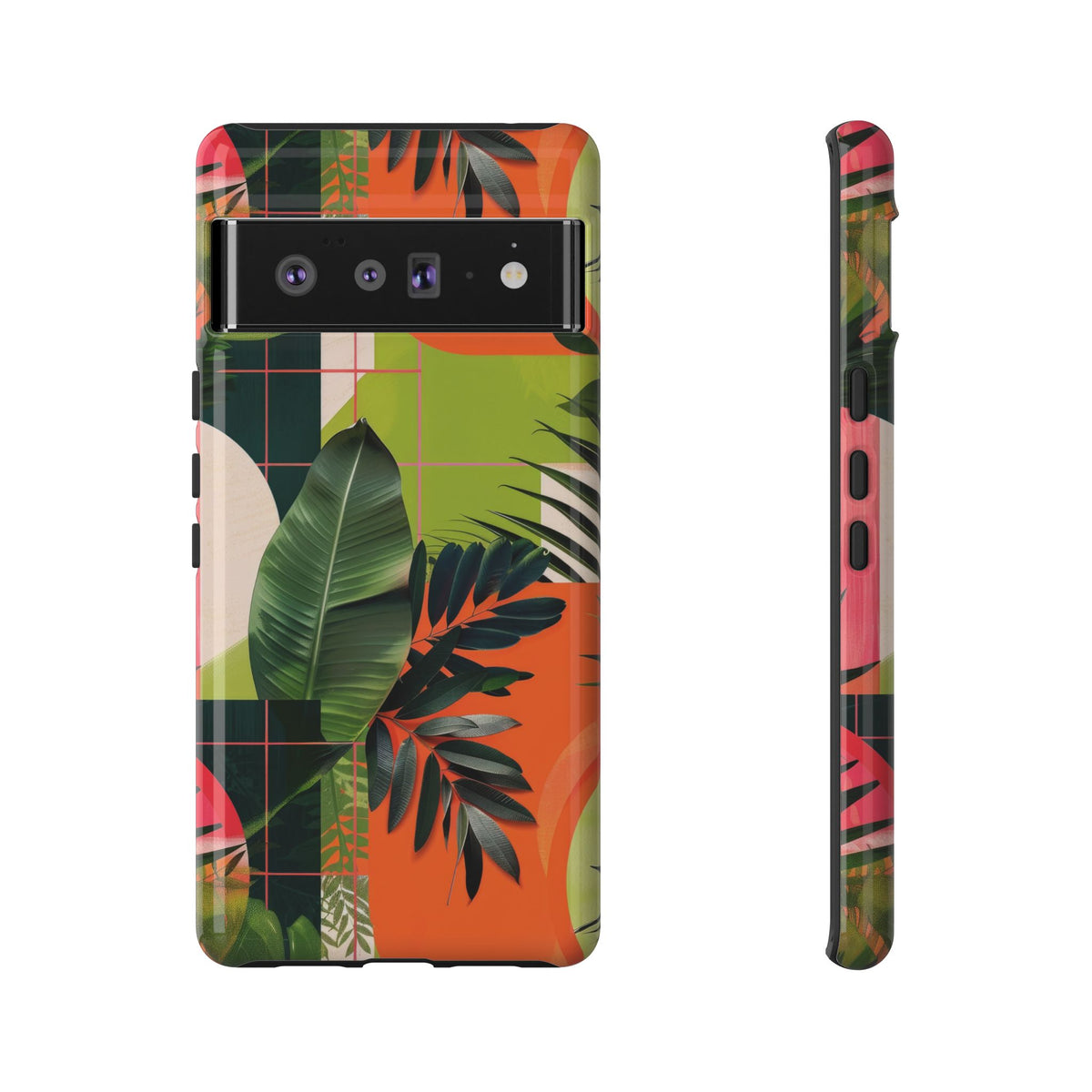 Jungle Collage Phone Case – Vibrant & Durable Nature-Inspired Protection