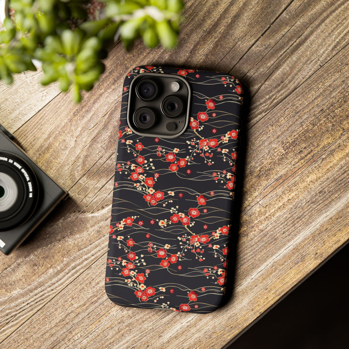 Japanese Pattern Phone Case – Elegant & Timeless Design for Your Phone 041