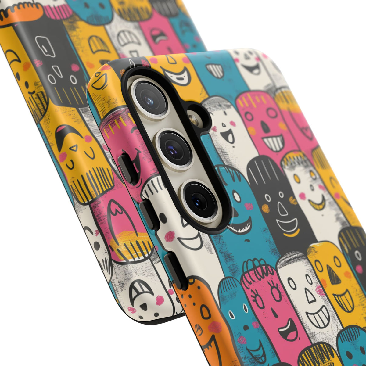 Happy Faces Phone Case – Joyful and Cheerful Design for a Bright Look 5