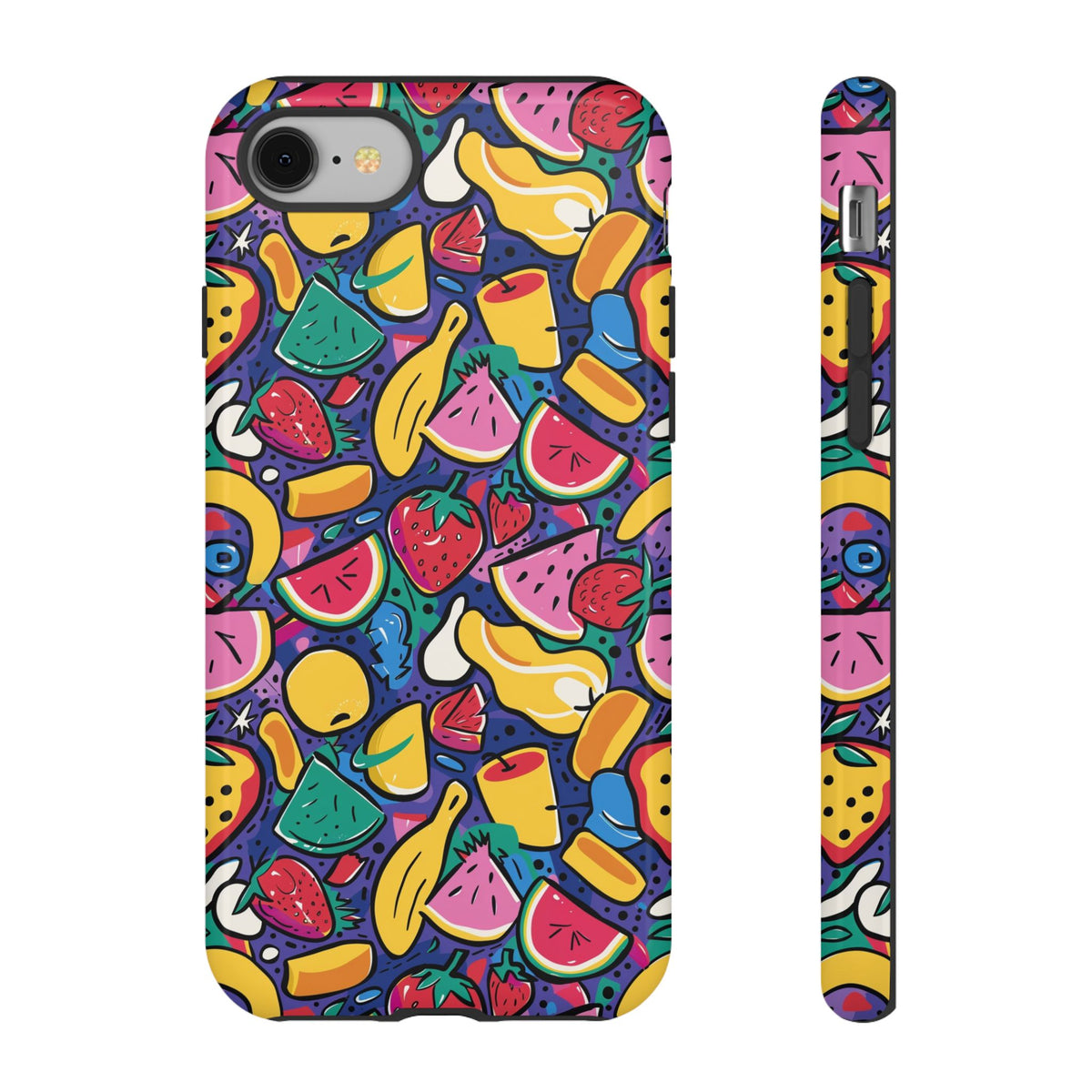 90s Themed Seamless Pattern Phone Case – Embrace Retro Style and Protection 316