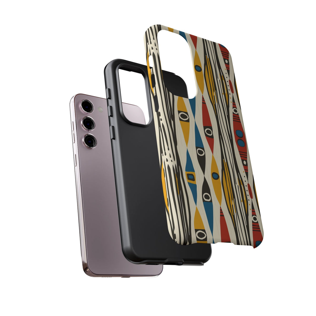 Stylish African Pattern Phone Case – Unique and Vibrant Protection 202