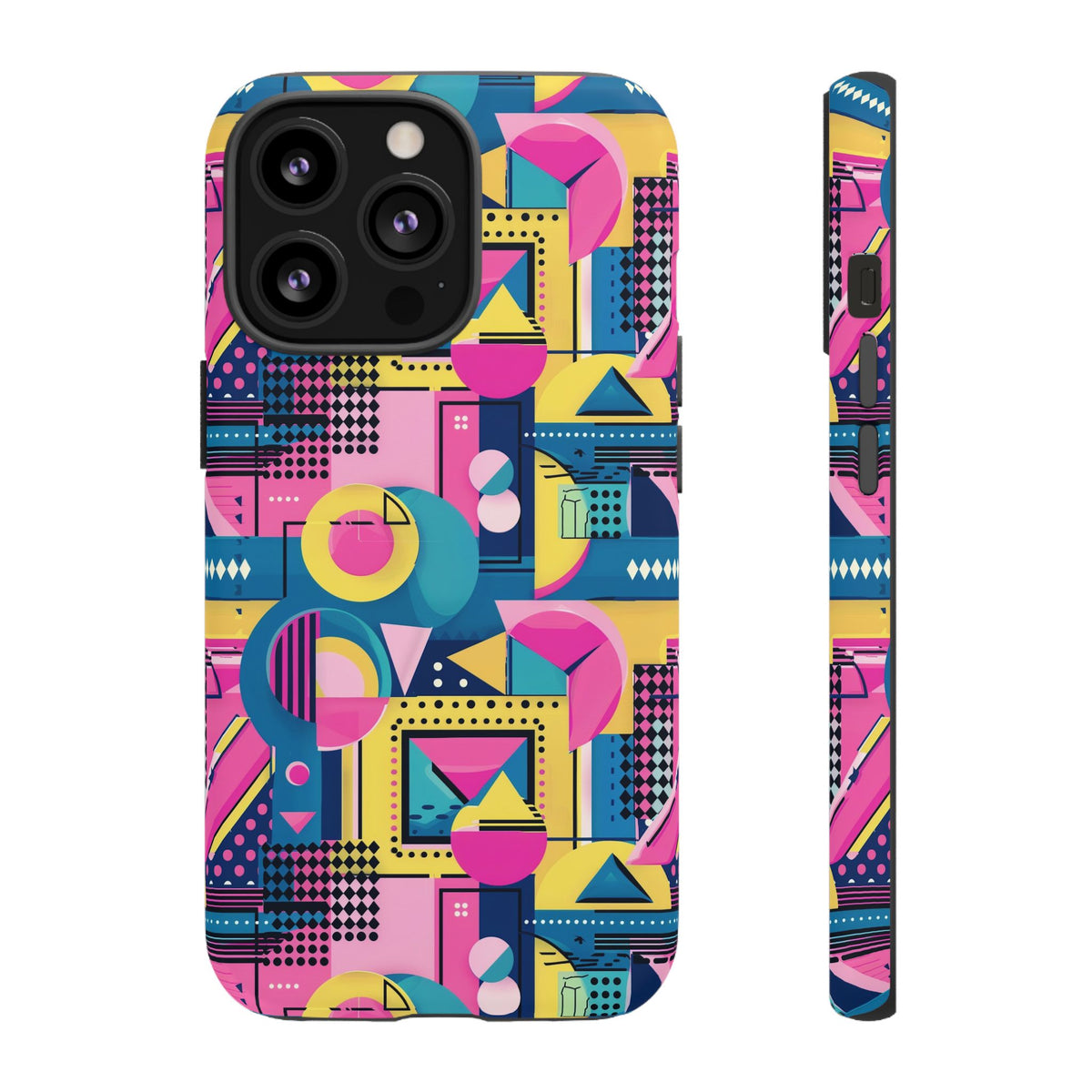 Retro 80s Seamless Phone Case – Vintage Style Meets Modern Protection 090