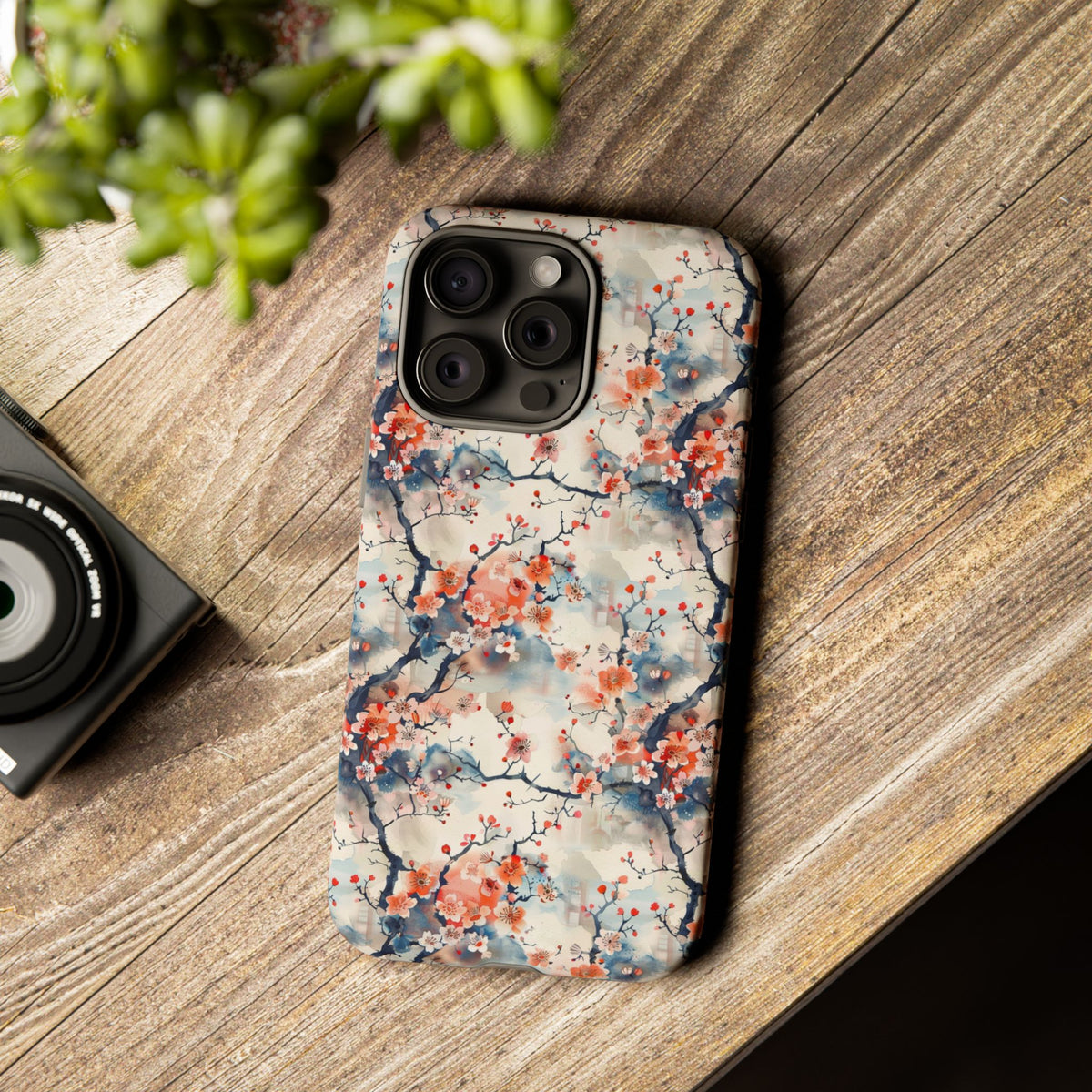 Japanese Pattern Phone Case – Elegant & Timeless Design for Your Phone 039