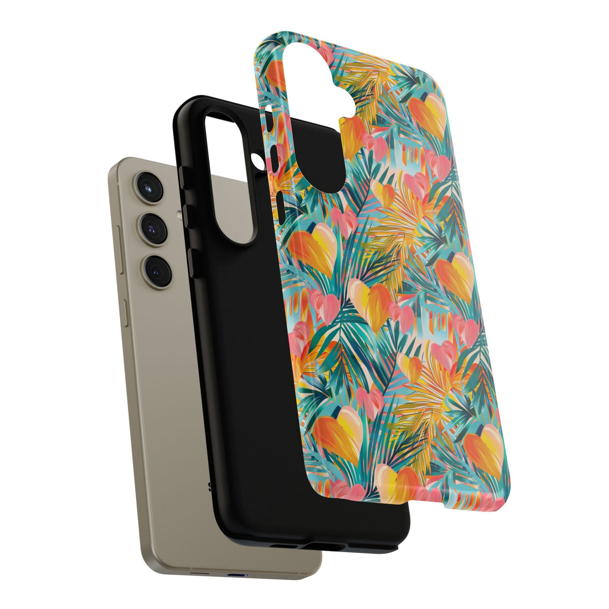 Heart Pattern Phone Case – Stylish & Loving Design for Your Device 824