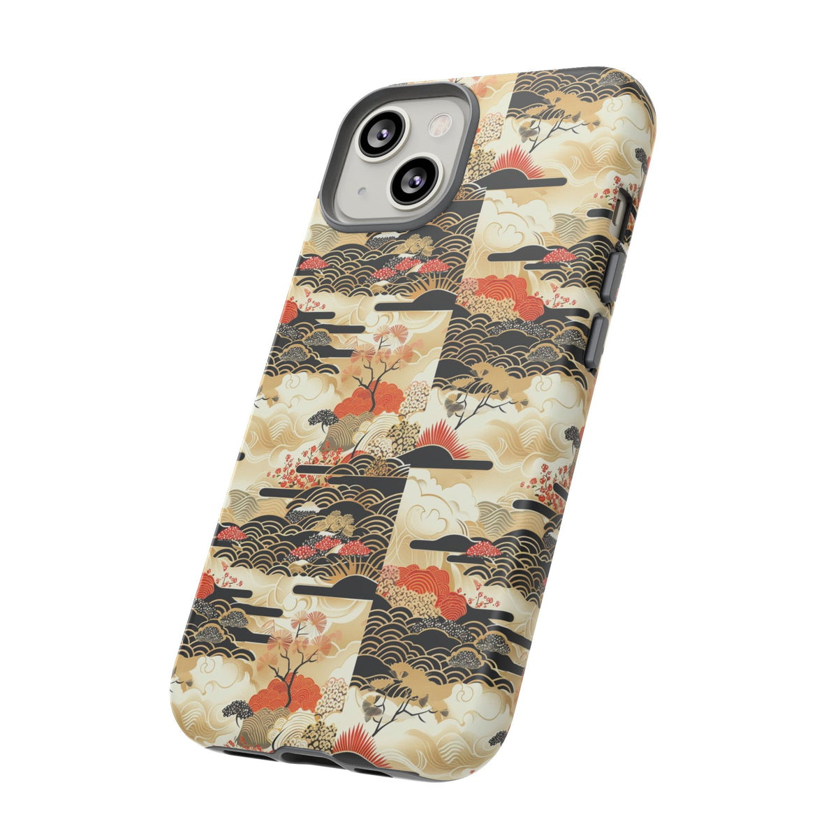 Japanese Pattern Phone Case – Elegant & Timeless Design for Your Phone 123