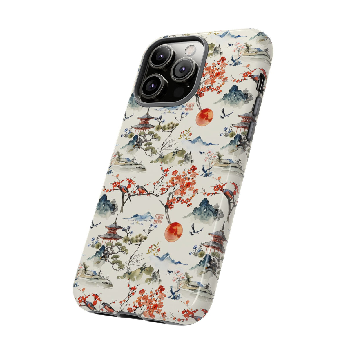 Japanese Pattern Phone Case – Elegant & Timeless Design for Your Phone 120