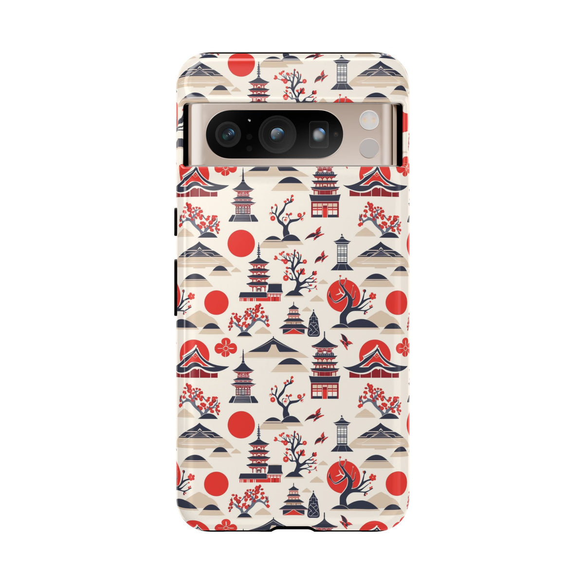 Japanese Pattern Phone Case – Elegant & Timeless Design for Your Phone 013