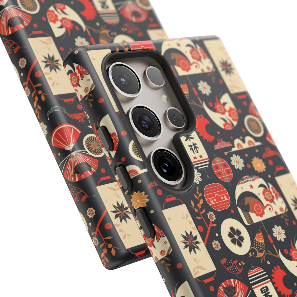 Japanese Pattern Phone Case – Elegant & Timeless Design for Your Phone 069