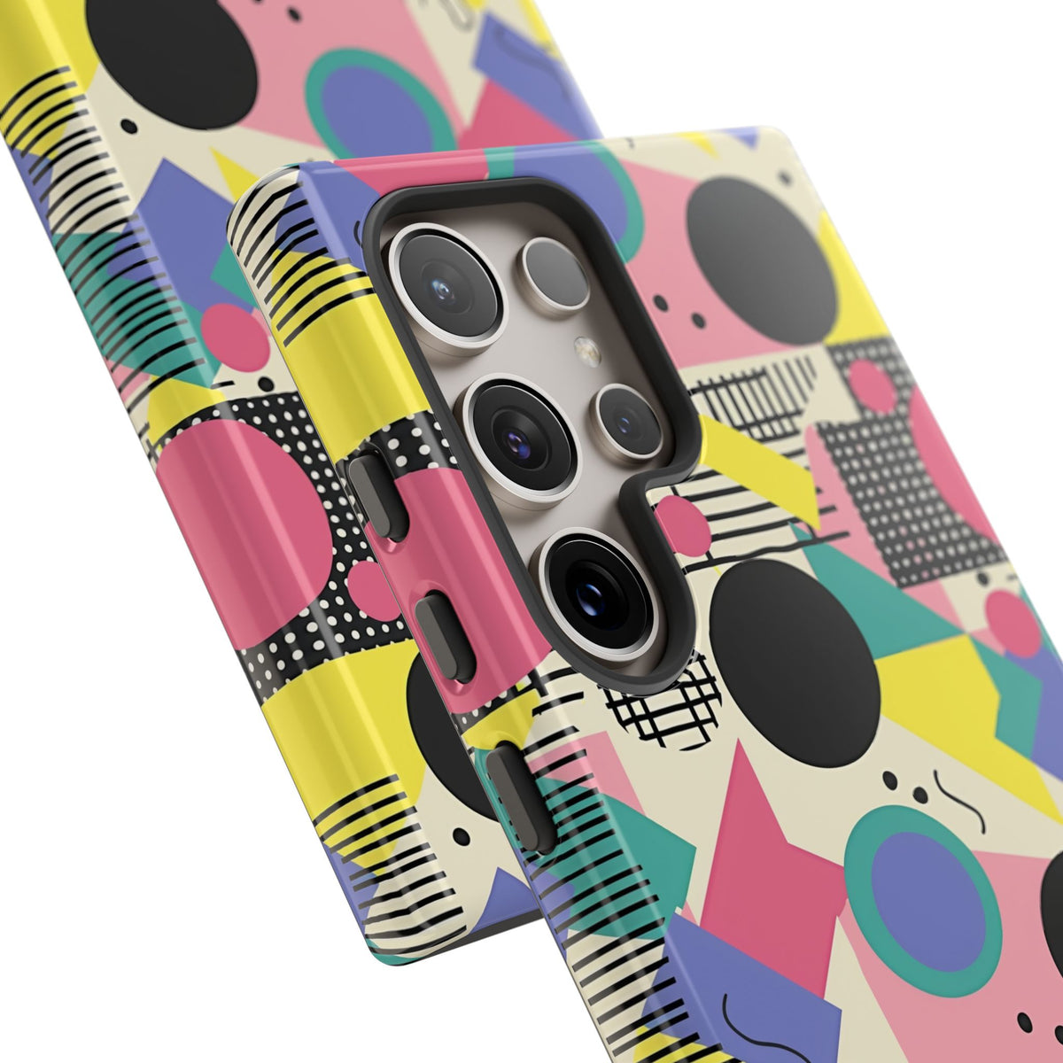 90s Themed Seamless Pattern Phone Case – Embrace Retro Style and Protection 228