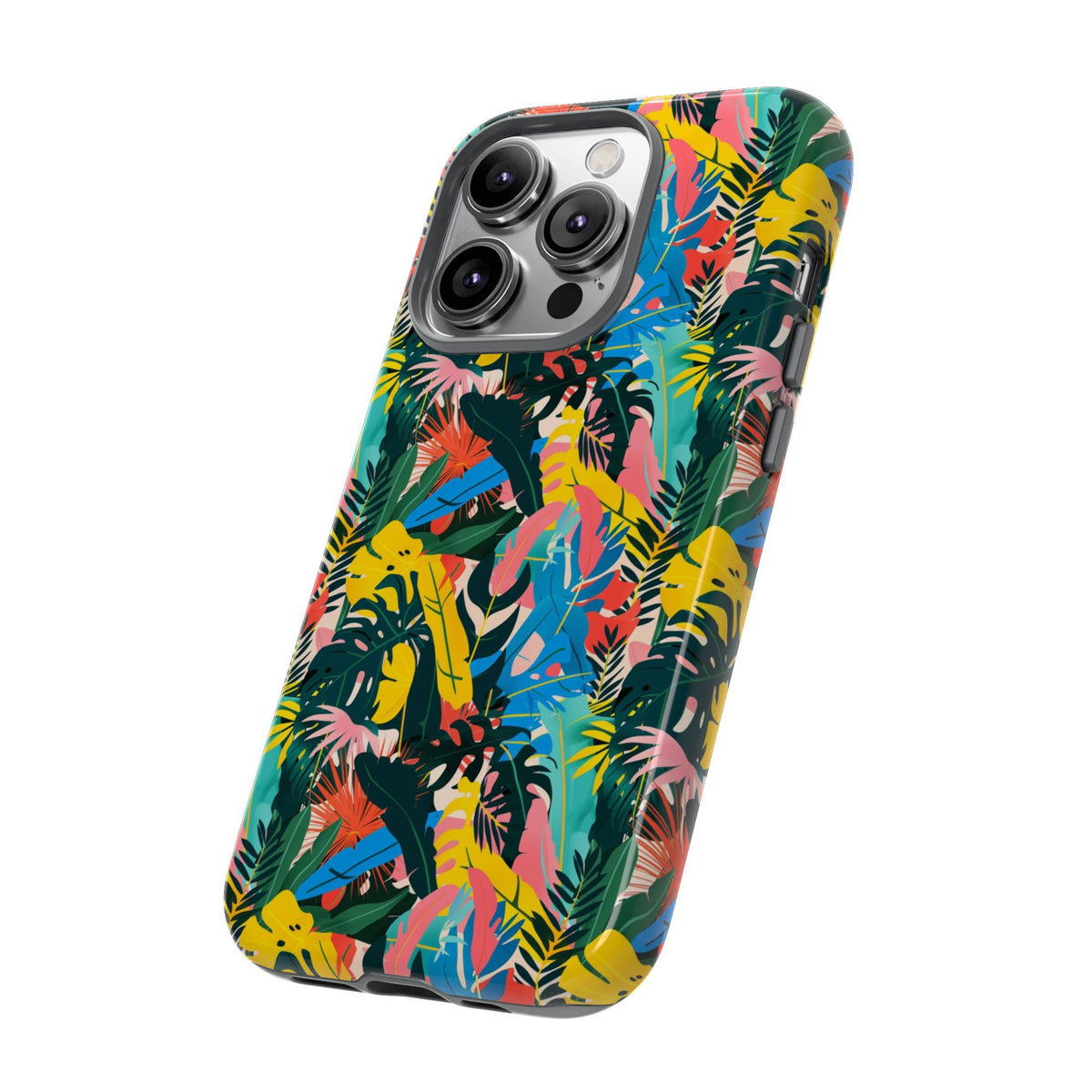 Jungle Pattern Phone Case – Exotic & Lush Design for Your Phone 346