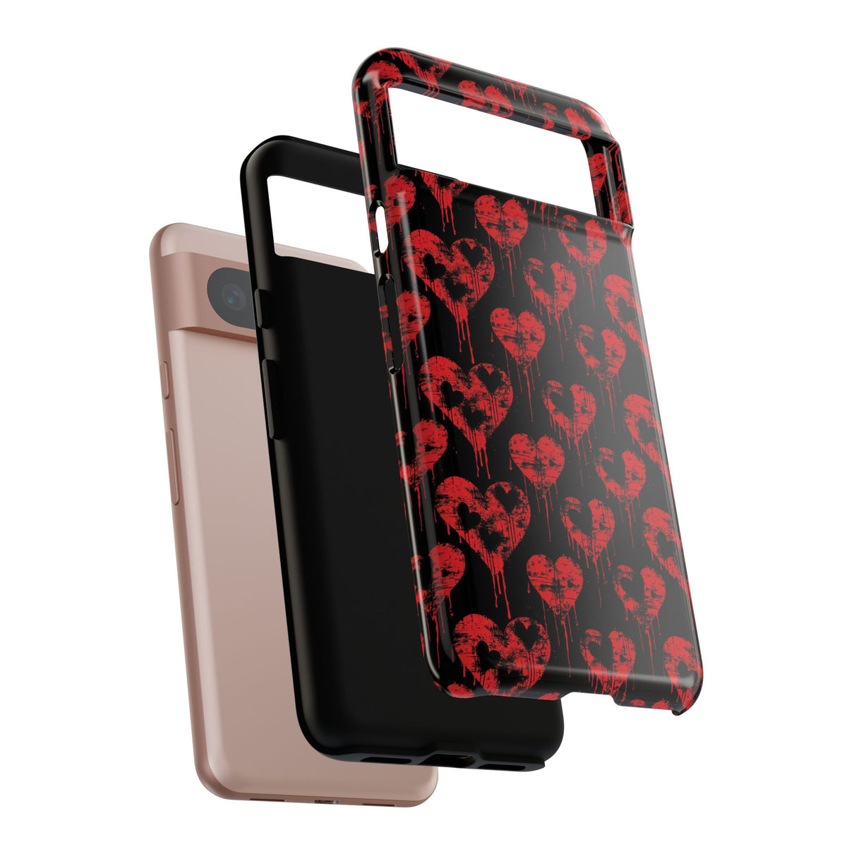 Heart Pattern Phone Case – Stylish & Loving Design for Your Device 367