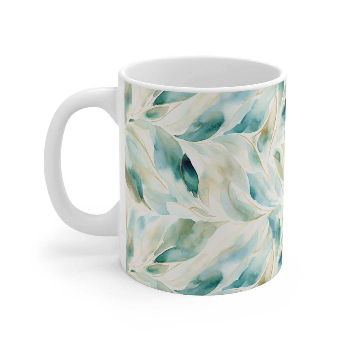 Various Watercolor Design All Over Coffee Mug – Unique Artistic Ceramic Coffee Cup 512