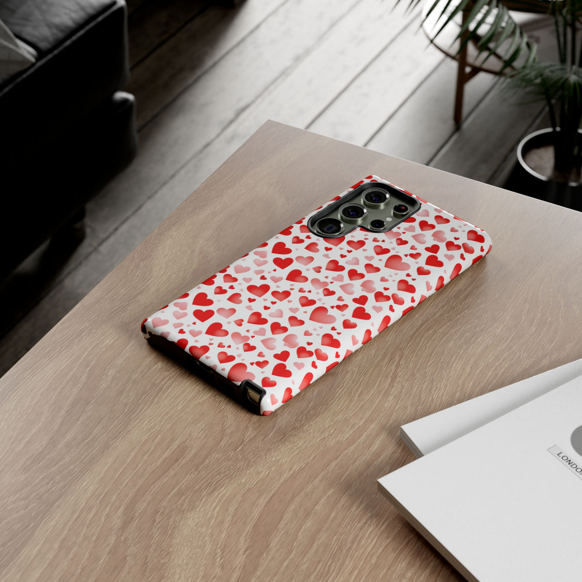 Heart Pattern Phone Case – Stylish & Loving Design for Your Device 231