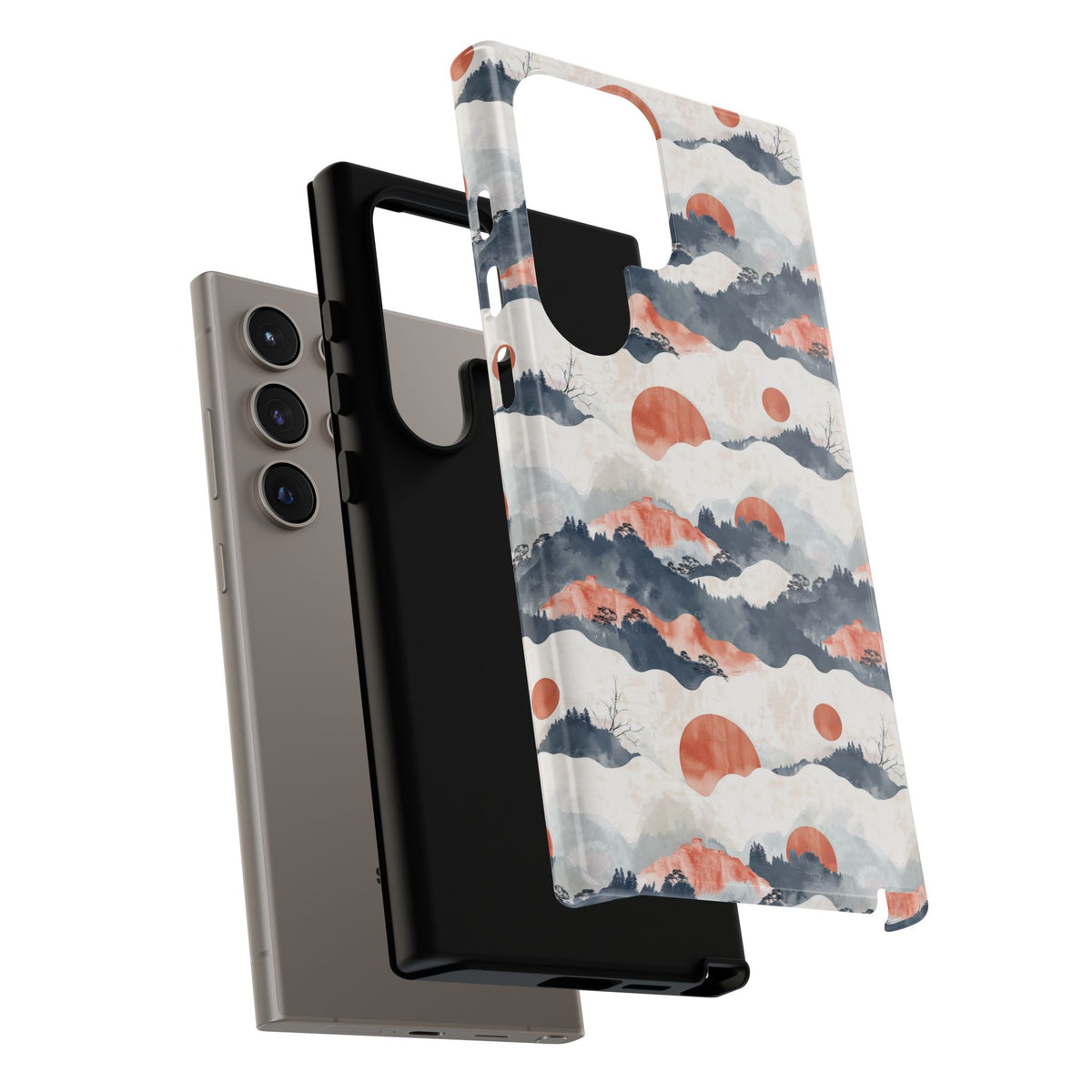 Japanese Pattern Phone Case – Elegant & Timeless Design for Your Phone 139