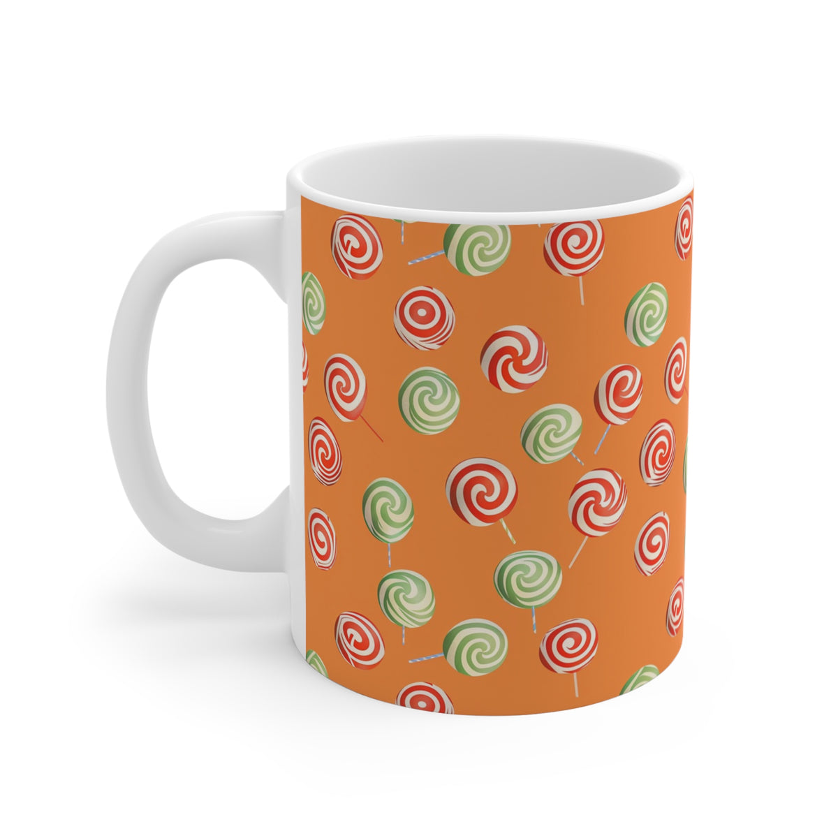 Colorful All-Over Candy Theme Coffee Mug Fun Ceramic Drinkware 396