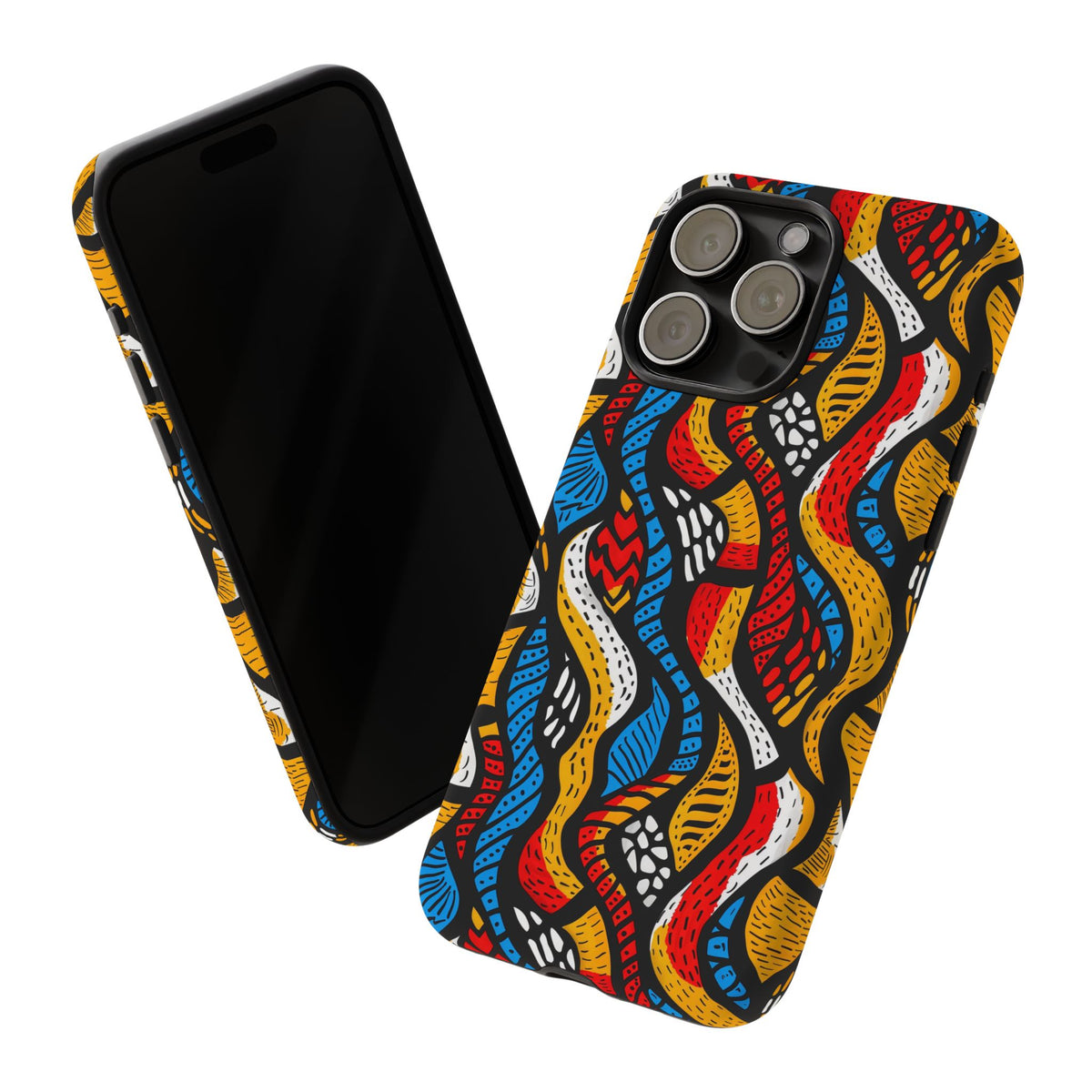 Stylish African Pattern Phone Case – Unique and Vibrant Protection 155