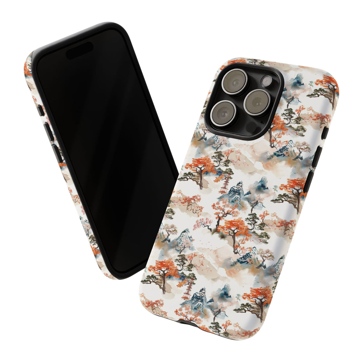 Japanese Pattern Phone Case – Elegant & Timeless Design for Your Phone 506