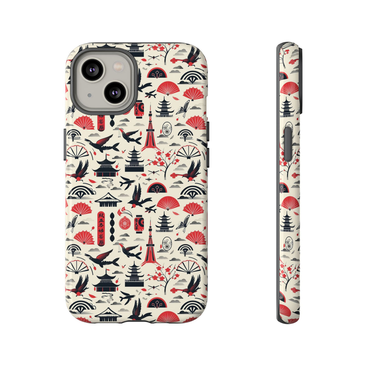 Japanese Pattern Phone Case – Elegant & Timeless Design for Your Phone 067