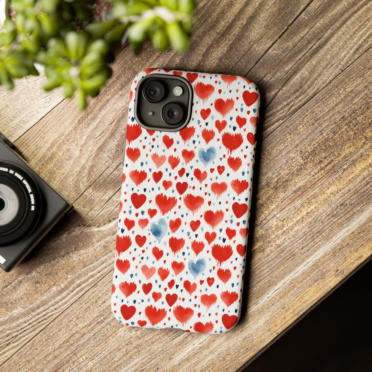 Heart Pattern Phone Case – Stylish & Loving Design for Your Device 227