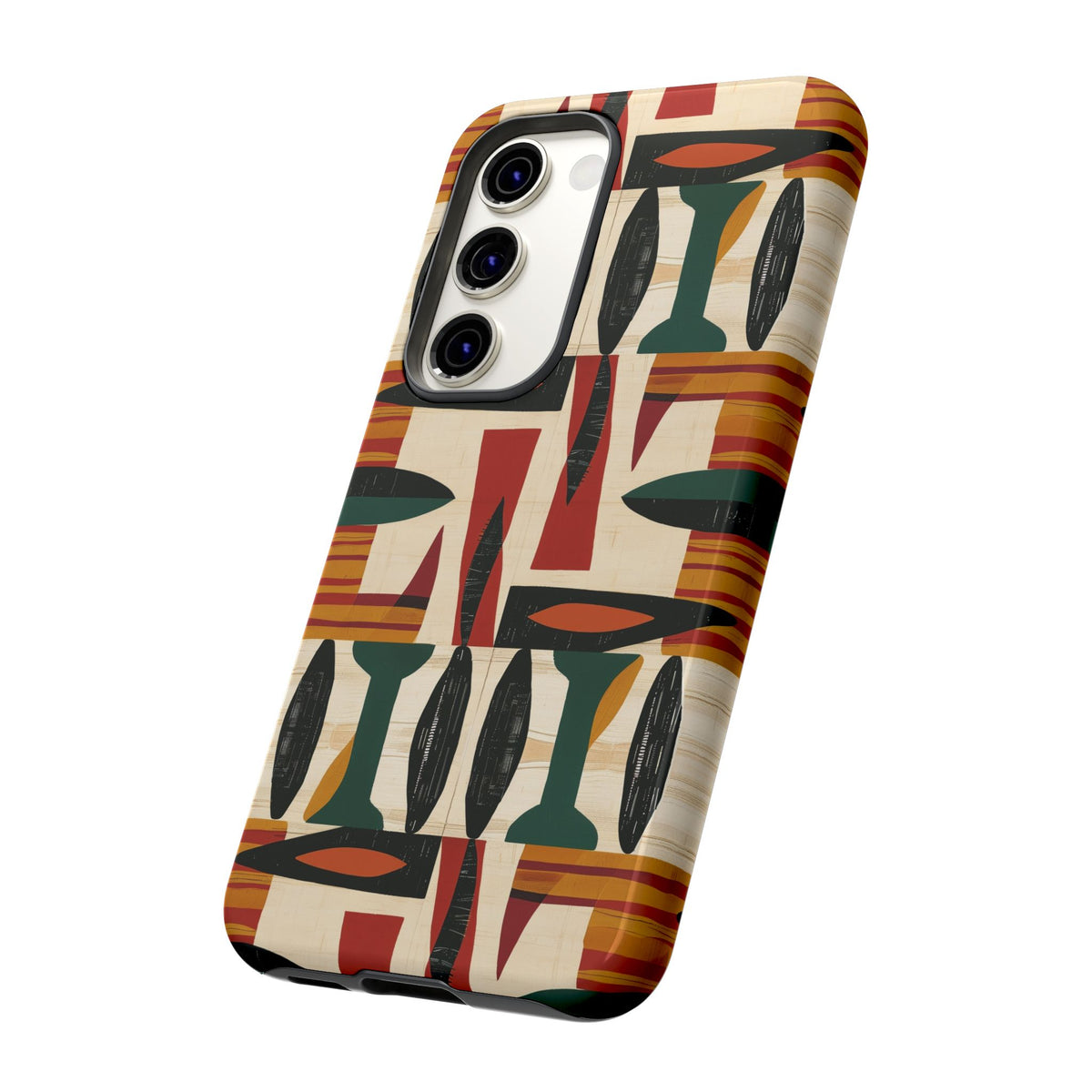 Stylish African Pattern Phone Case – Unique and Vibrant Protection 196