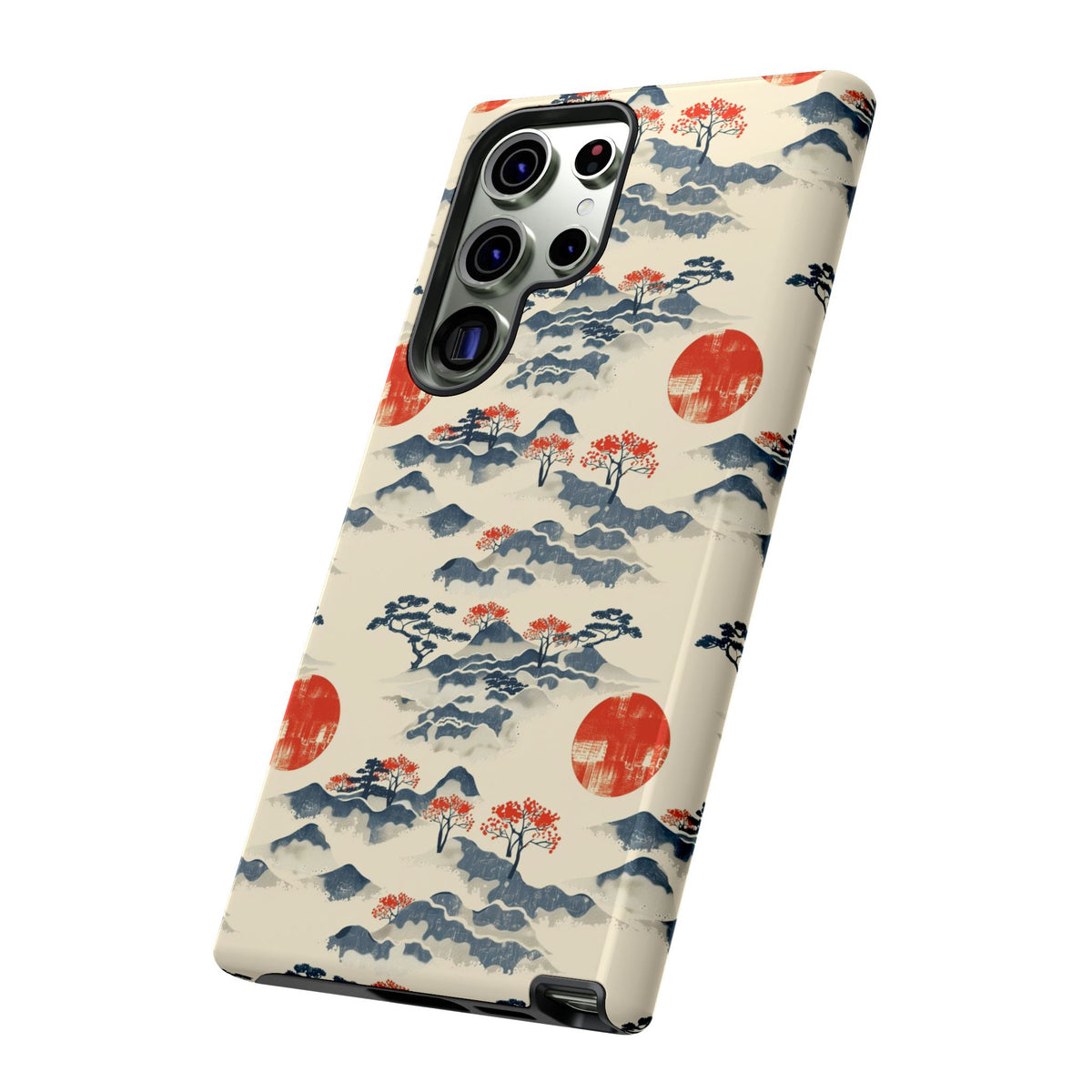 Japanese Pattern Phone Case – Elegant & Timeless Design for Your Phone 085