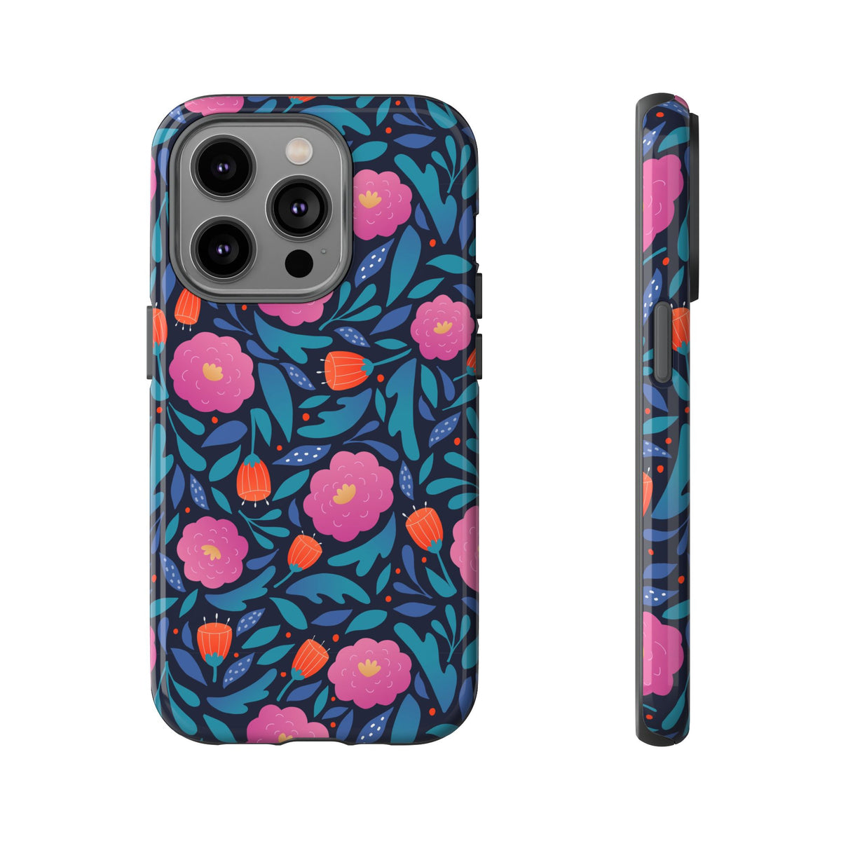 Colorful Little Flower Design Phone Case – Bright and Cheerful Floral Phone Cover 2