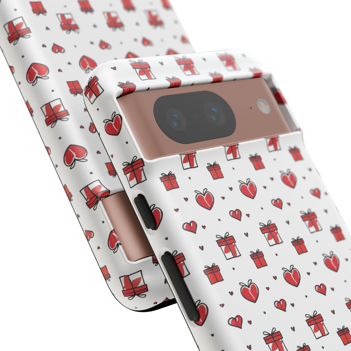 Heart Pattern Phone Case – Stylish & Loving Design for Your Device 234