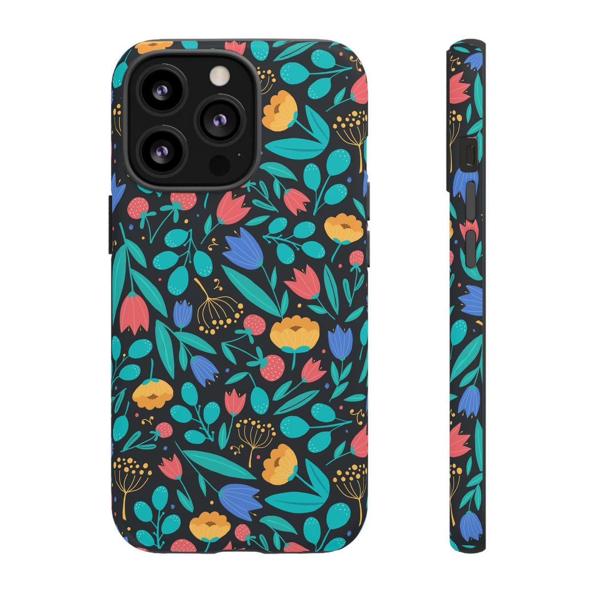 Colorful Little Flower Design Phone Case – Bright and Cheerful Floral Phone Cover