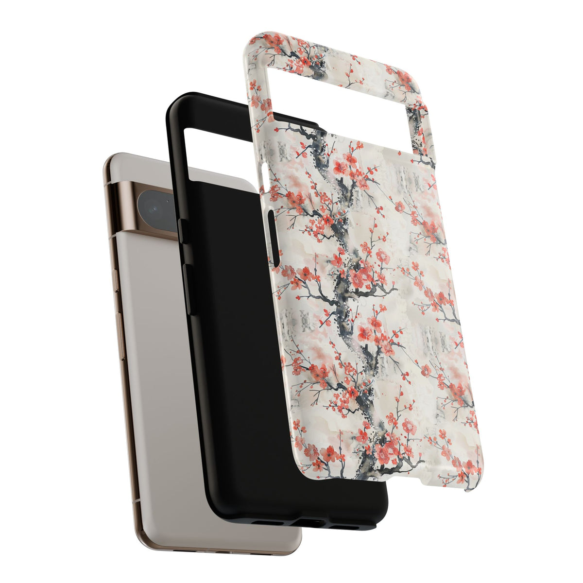 Japanese Pattern Phone Case – Elegant & Timeless Design for Your Phone 034