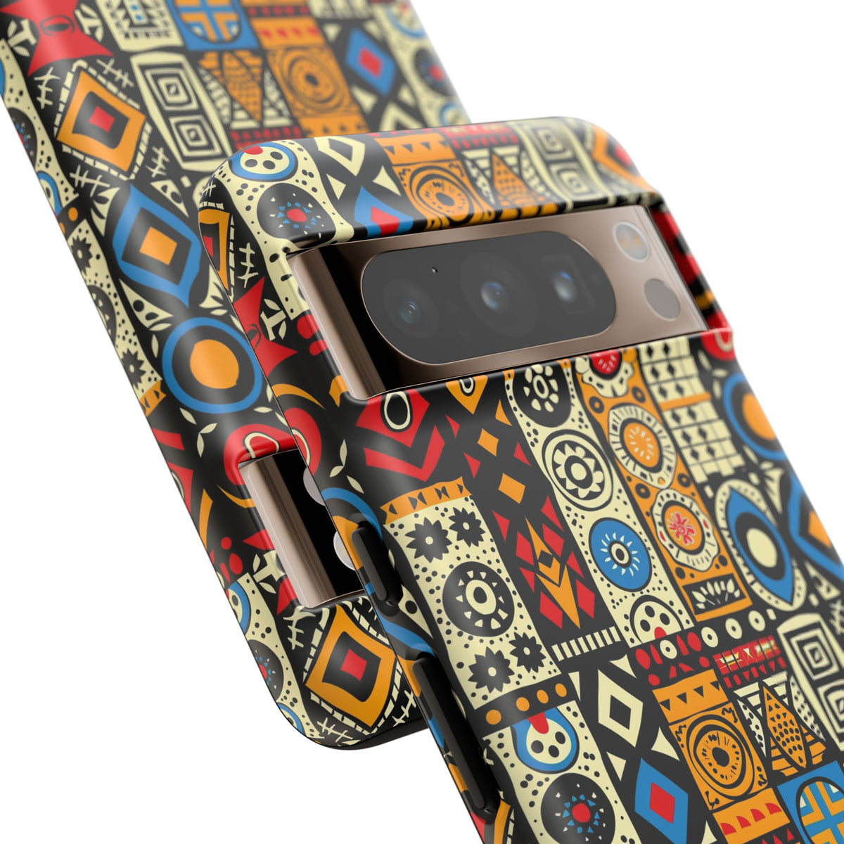 Stylish African Pattern Phone Case – Unique and Vibrant Protection 206