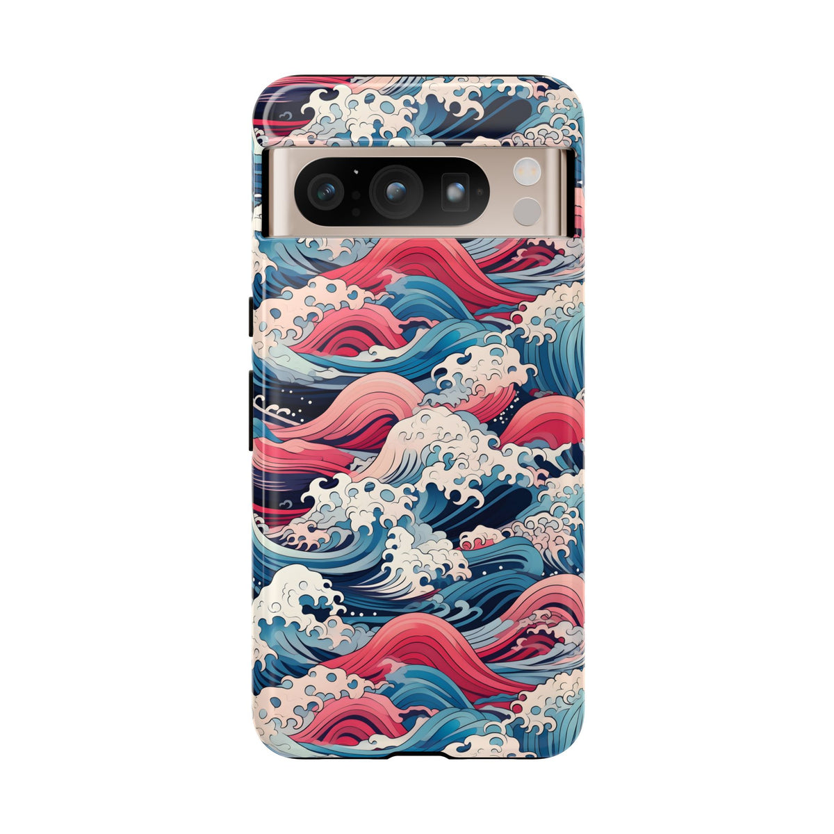 Japanese Waves Phone Case – Embrace Timeless Elegance with Classic Design 3