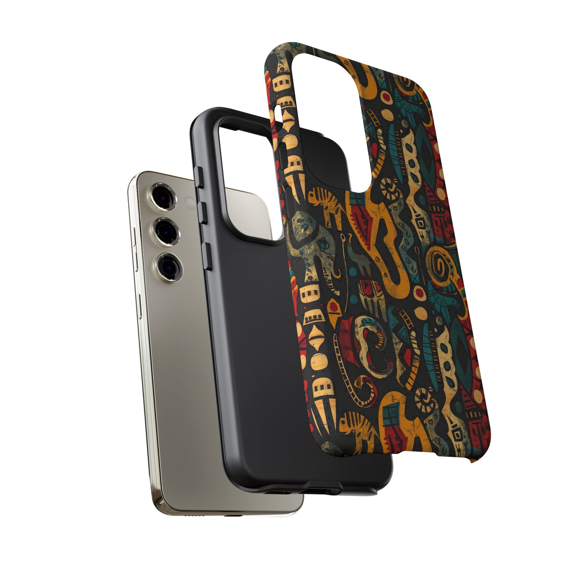 Stylish African Pattern Phone Case – Unique and Vibrant Protection 153