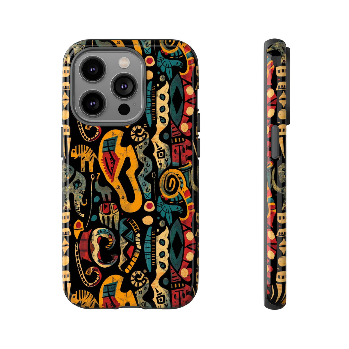 Stylish African Pattern Phone Case – Unique and Vibrant Protection 153