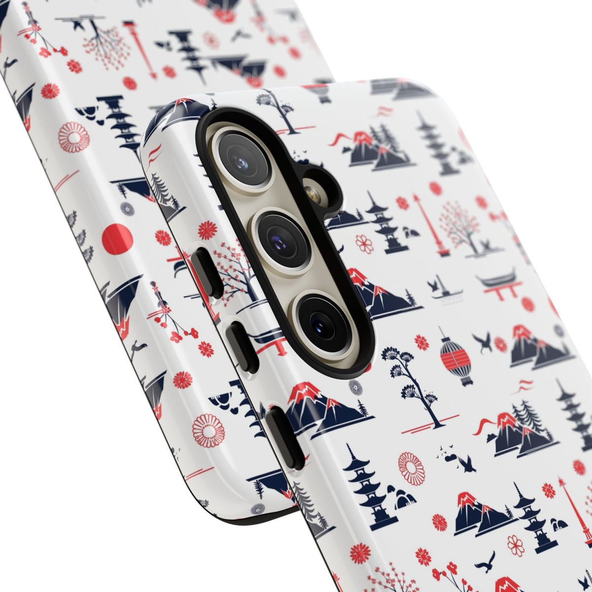 Japanese Pattern Phone Case – Elegant & Timeless Design for Your Phone 079