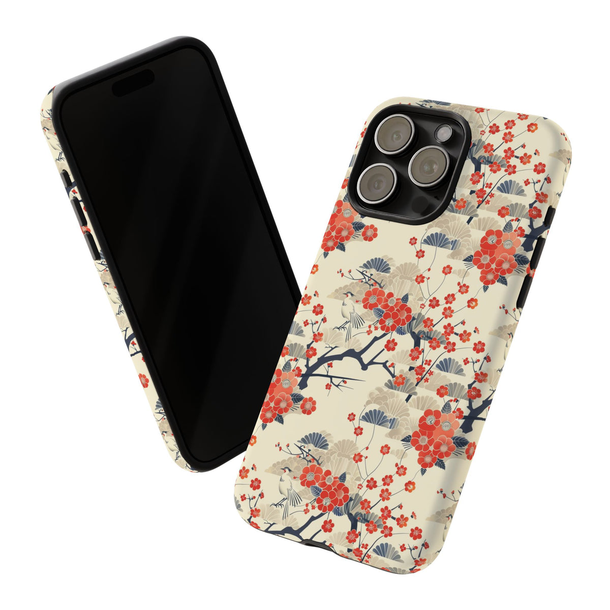 Japanese Pattern Phone Case – Elegant & Timeless Design for Your Phone 031